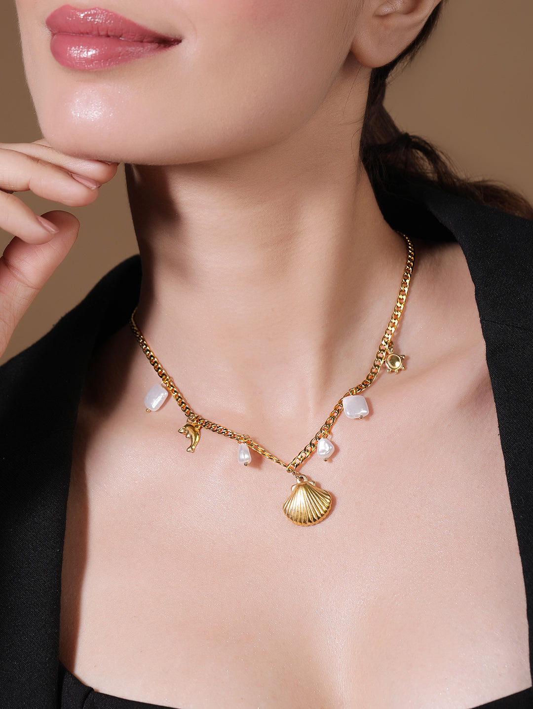Golden Charm Necklace