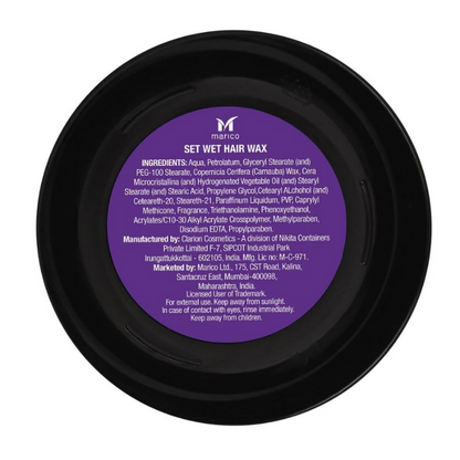 Set Wet Hair Wax For Men - Matte Wax
