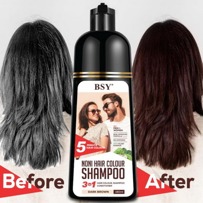Bsy 5-Min 3 IN 1 Natural Hair colour shampoo - Brown