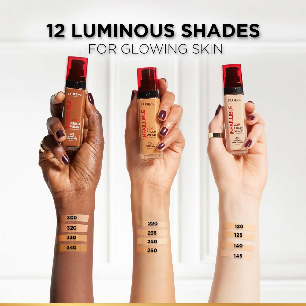 L'Oreal Paris Liquid Foundation - 145 Rose Beige