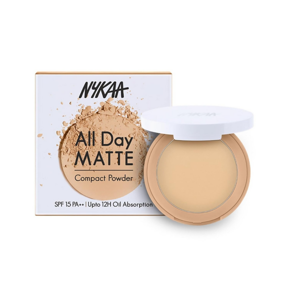 Nykaa All Day Matte Compact Powder- Beige 03