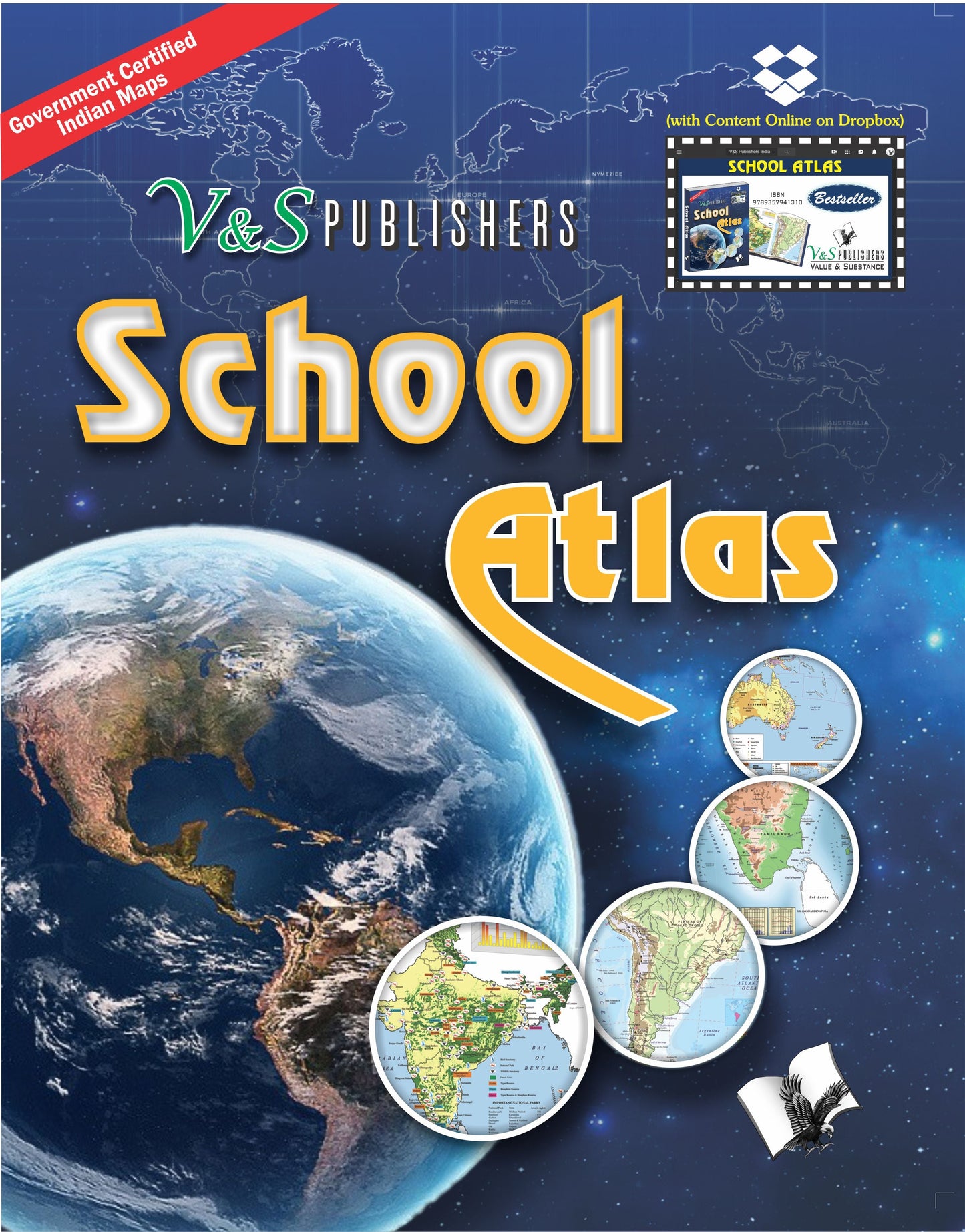 School Atlas (With Online Content on Dropbox) by V&S Editorial Board