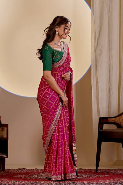 Dwija Fashion Women'S Party Wear Zari Weaving Silk Designer Saree With The Unstitched Blouse-Teal
