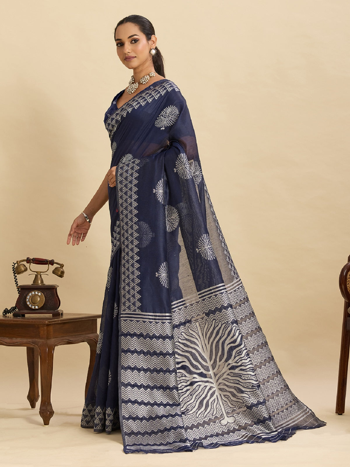 Dwija Fashion Teal Blue Casual Wear Soft Silk Bas Weaving Saree With Unstitched Blouse