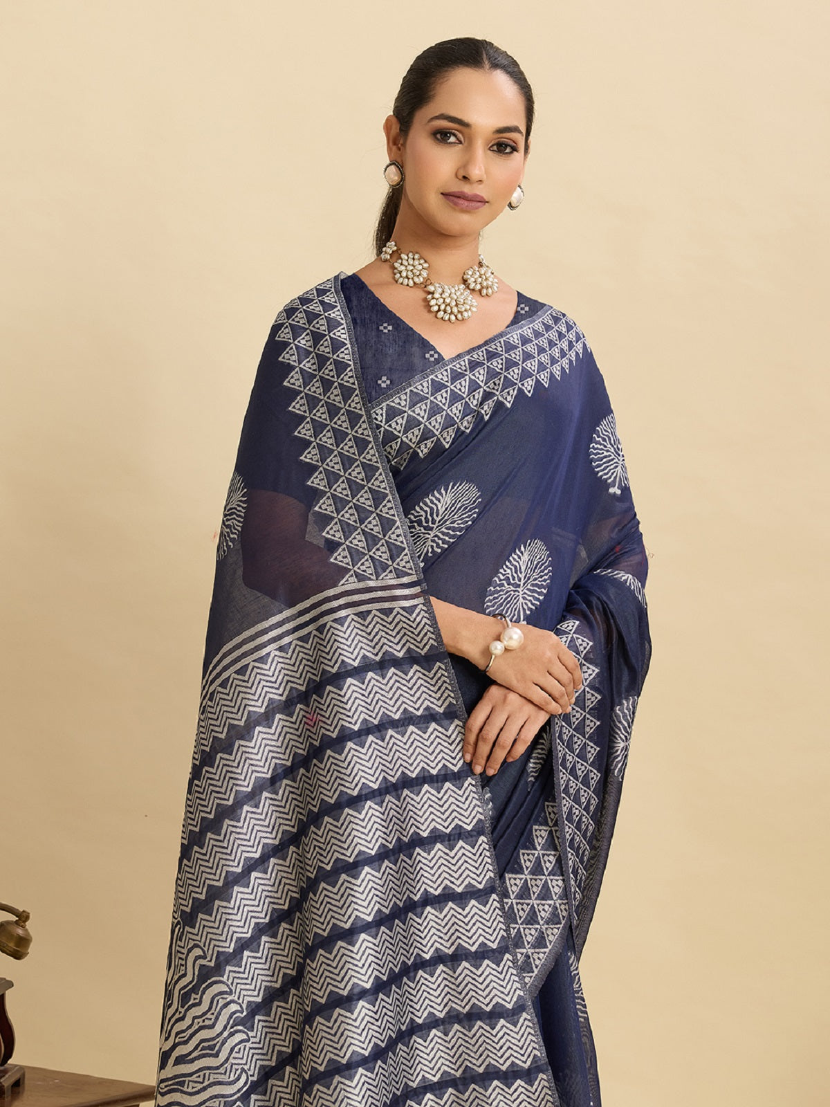 Dwija Fashion Teal Blue Casual Wear Soft Silk Bas Weaving Saree With Unstitched Blouse