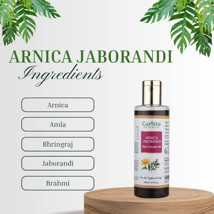 Curista Naturals Arnica Jaborandi Hair Growth Oil