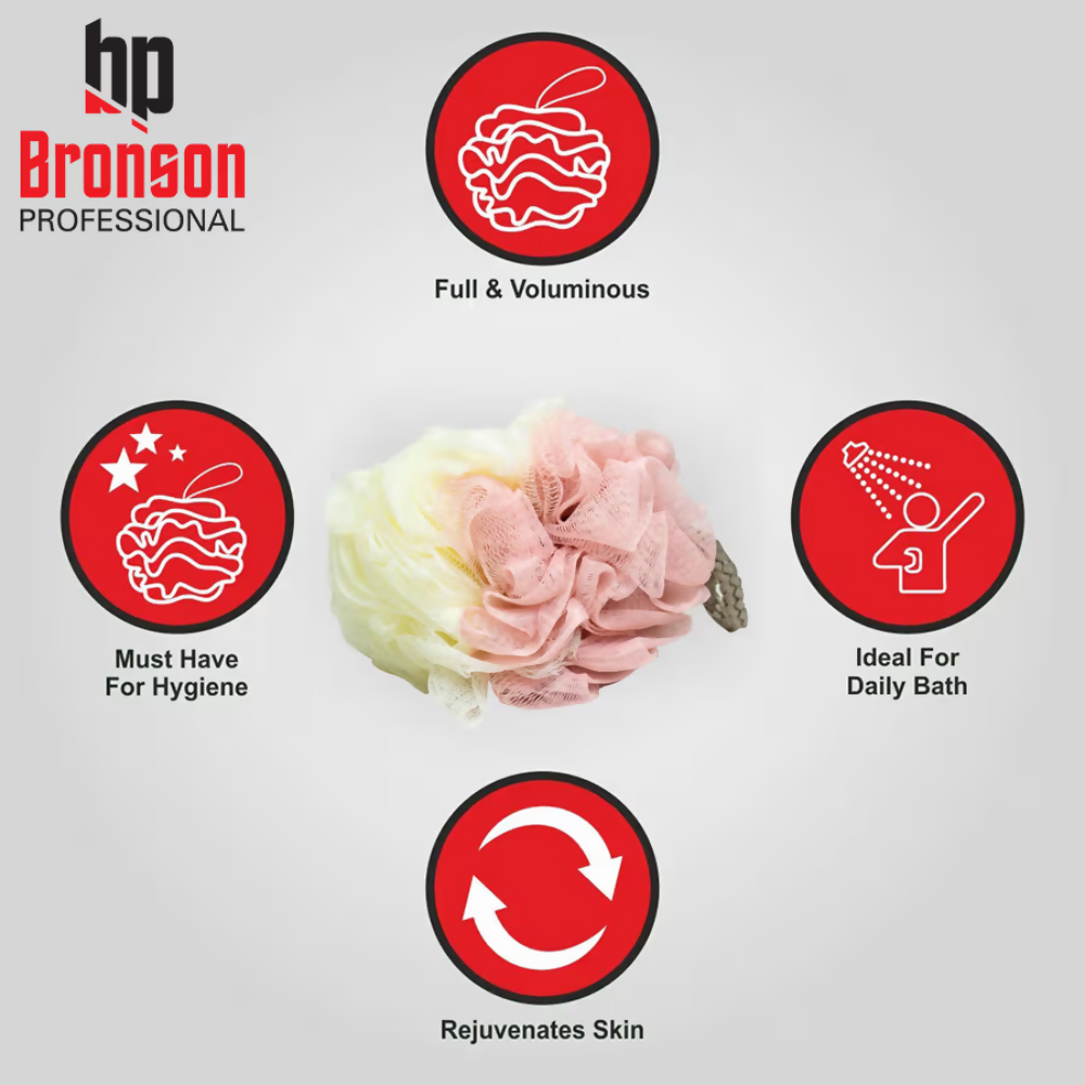 Bronson Professional Premium Bath Sponge Loofah Big Round