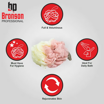 Bronson Professional Premium Bath Sponge Loofah Big Round