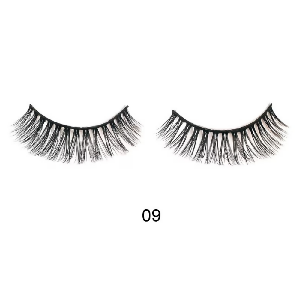 Bronson Professional 3D Effect Long and Natural Look False Eyelashes - 09