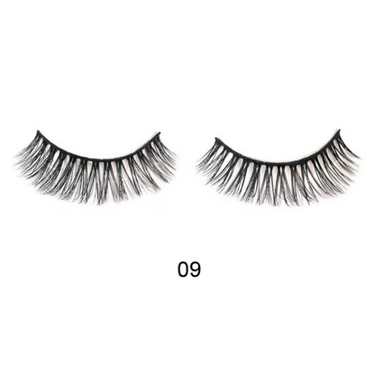 Bronson Professional 3D Effect Long and Natural Look False Eyelashes - 09