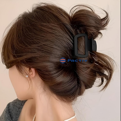 PACTIV Solid Color Matte Hollow Out Hair Claw Clips