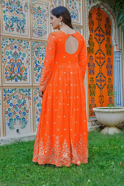 Lehenga Mart Designer Anarkali Suit With Kurta Palazzo Dupatta For Women-Fanta