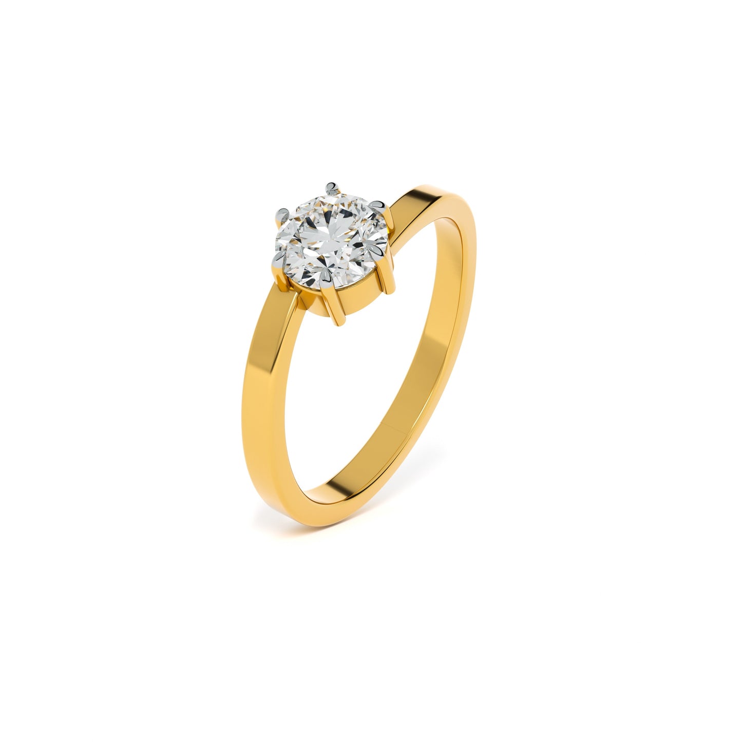 Classic Crown 9KT Gold Laboratory Grown Diamond Ring