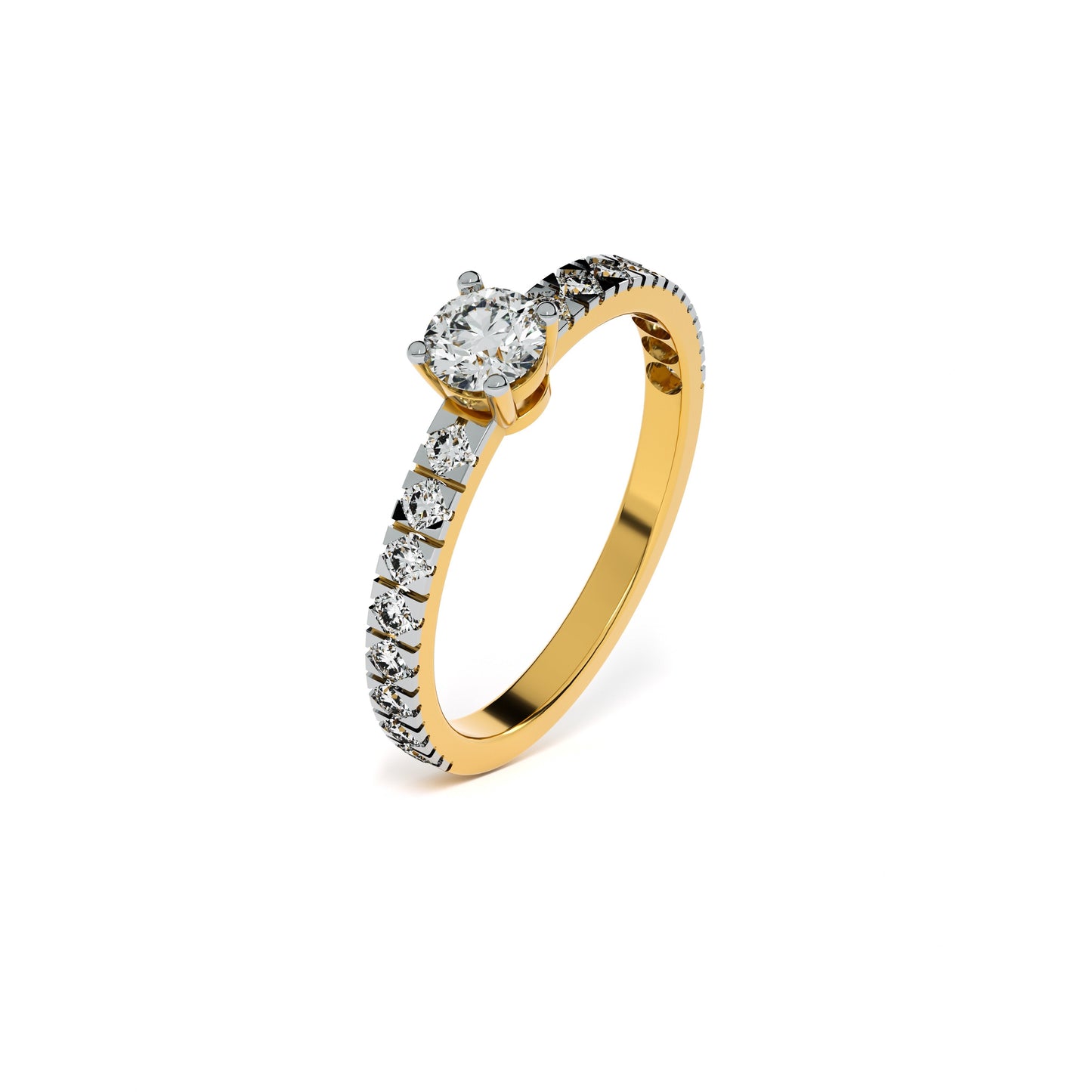 The Cascade 9KT Gold Laboratory Grown Diamond Ring