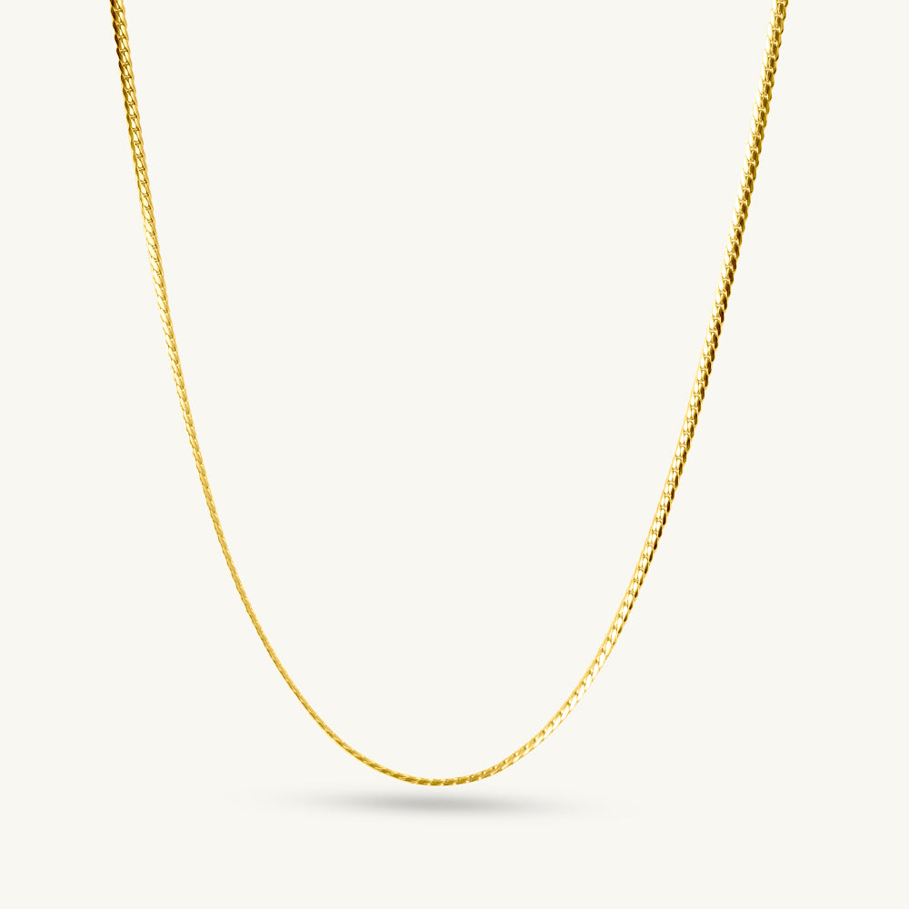 Minimalist Twisted Chain for Men