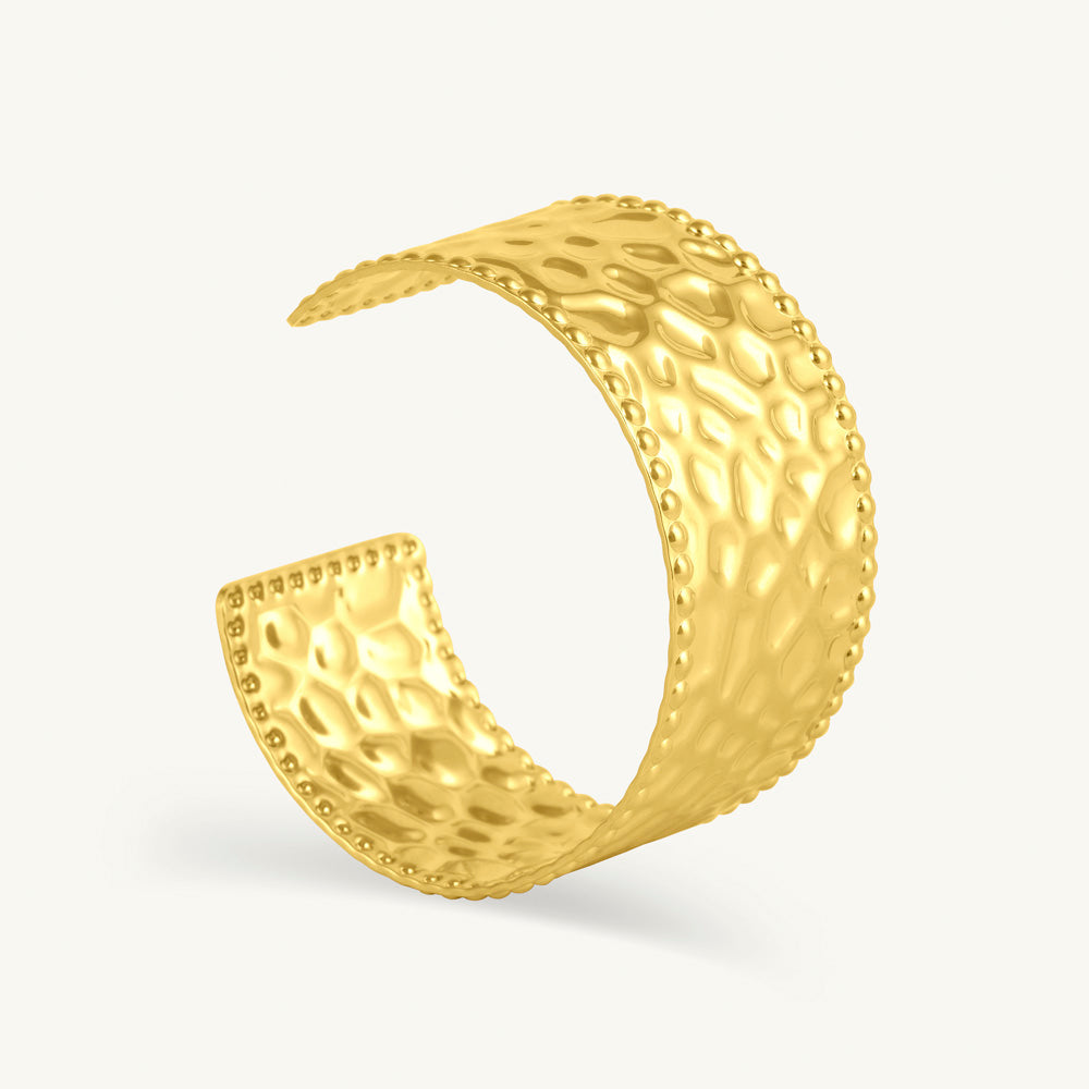Chunky Textured Cuff Bracelet