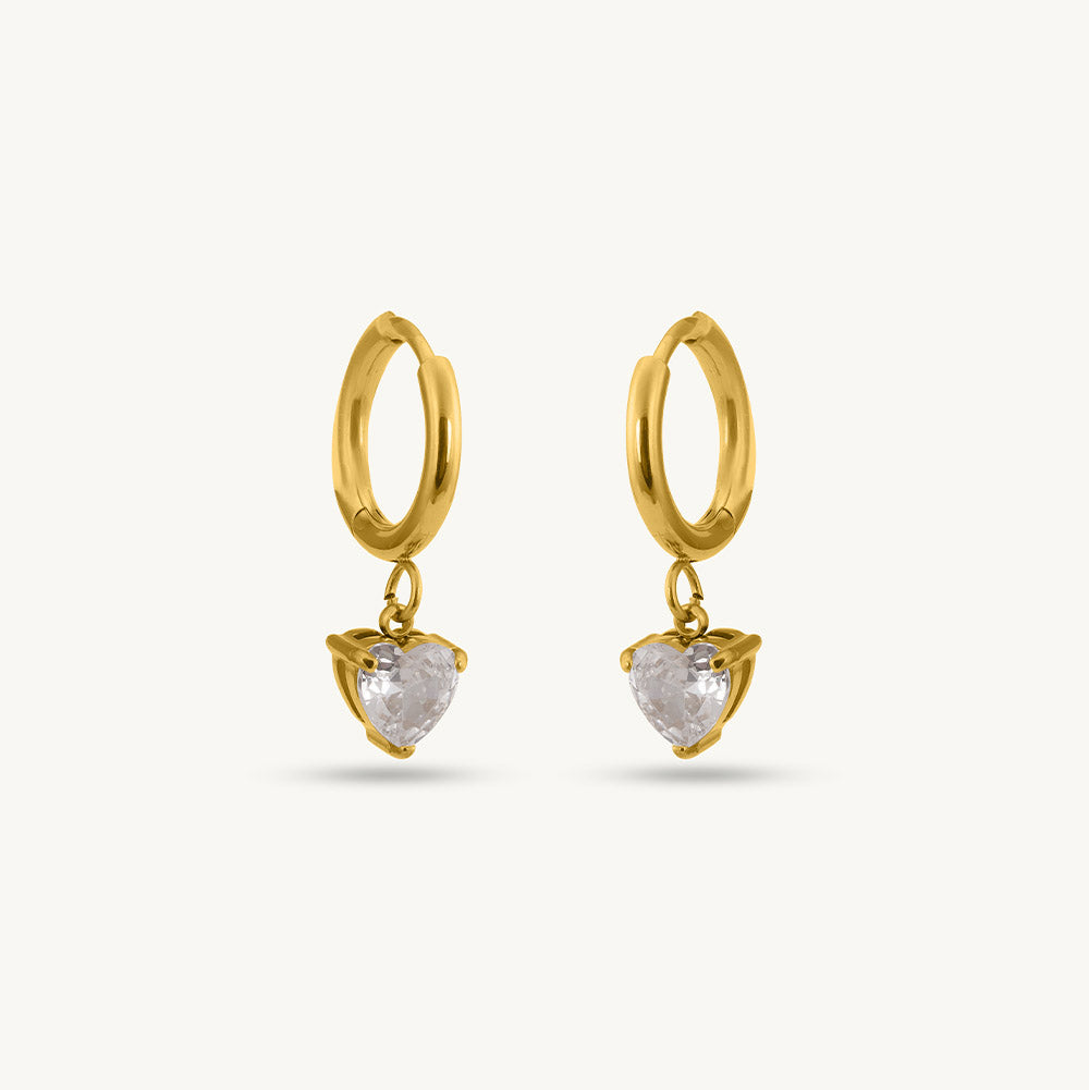 Diamond Drift Drop Earrings