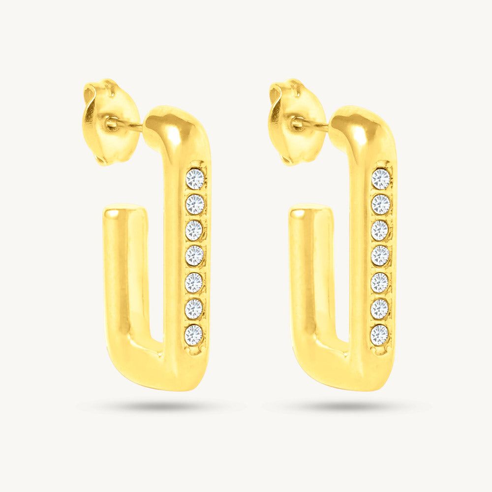 Shine Bar Hoops