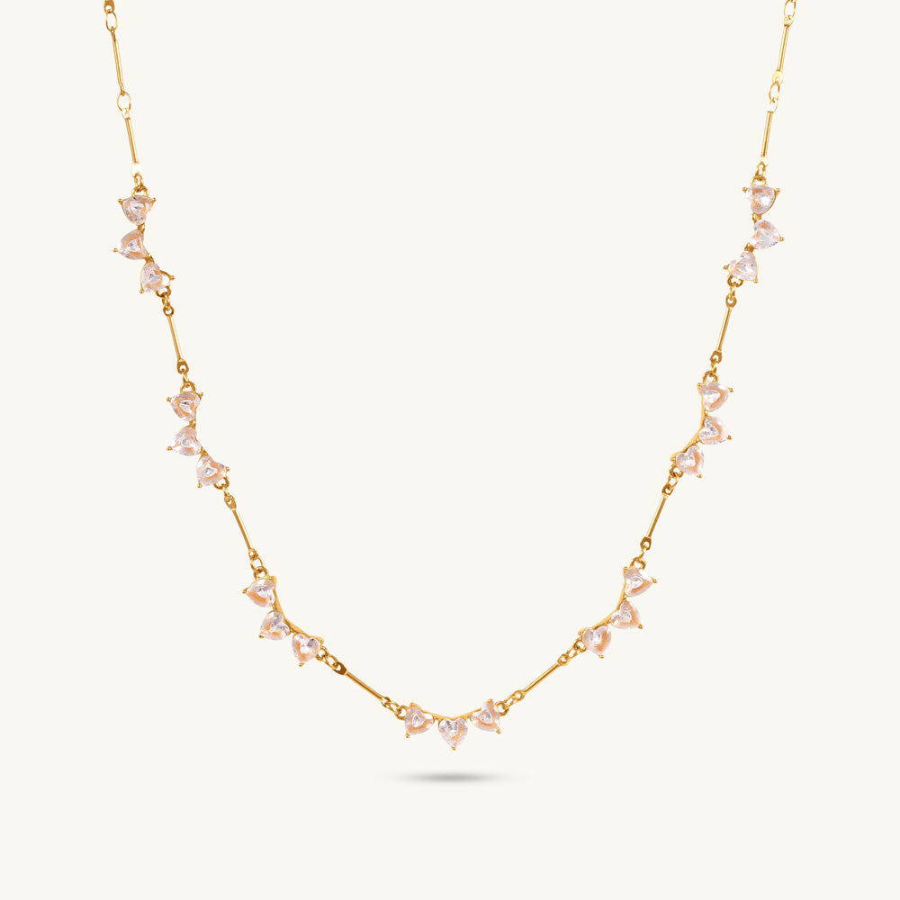 Floral Heart Vine Necklace