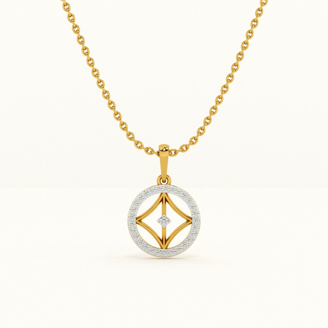 The Line Within 925 Silver Signature Charm Pendant