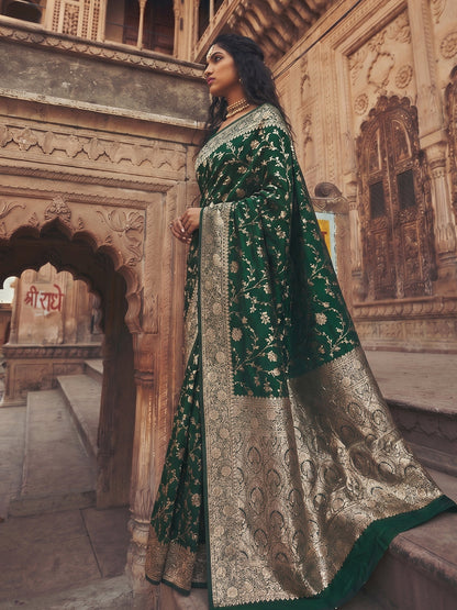 Shree Shyam Fashion Green Art Silk Fancy Saree