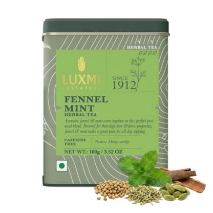 Luxmi Estates Fennel Mint Herbal Tea