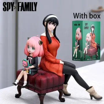 Spy x Family Yor Forger Anya Sitting on Sofa Action Figure | 15 cm | PVC