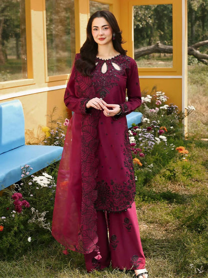 Teeya Creation Womens Trending Stylish Kurta Palazzo Set - Wine