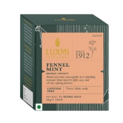 Luxmi Estates Fennel Mint Herbal Tea
