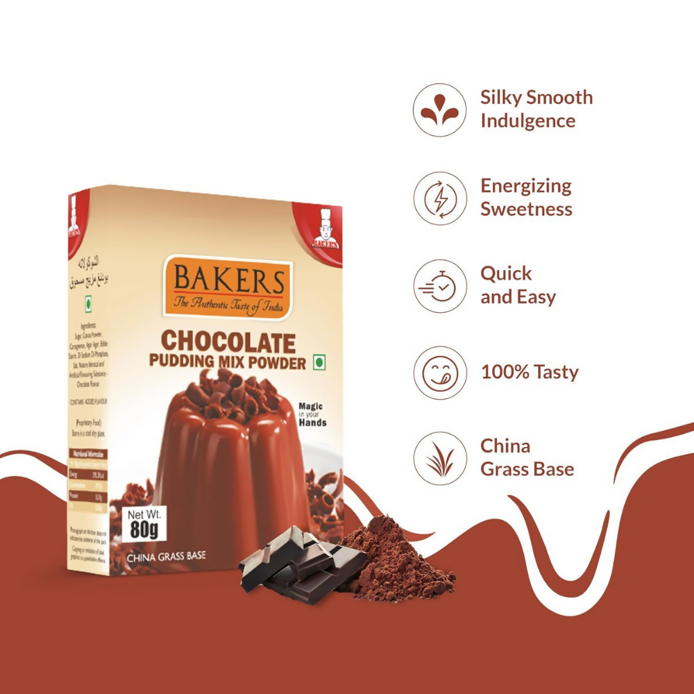 BAKERS Instant Pudding Mix - Chocolate Flavor