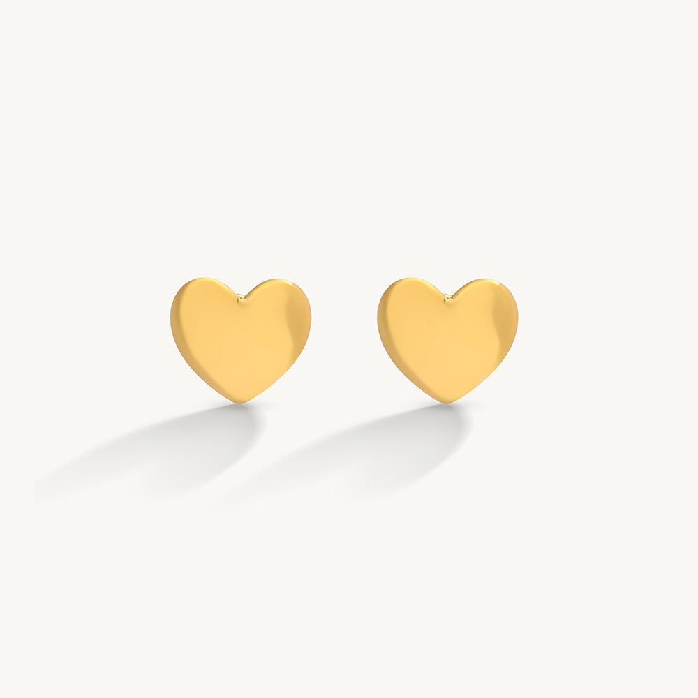 Heartbeat Stud Earrings