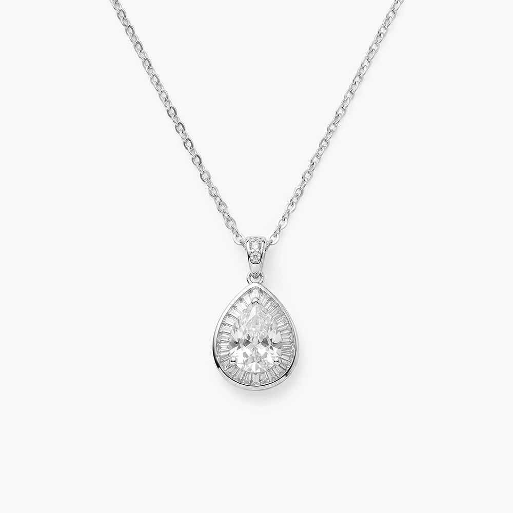 Lumi Teadrop 925 Sterling Silver Necklace