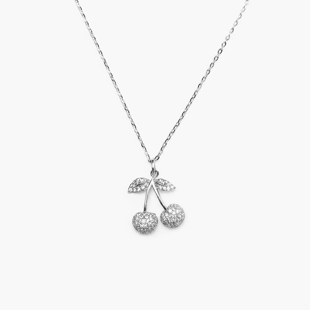 Cherry Bliss 925 Sterling Silver Necklace