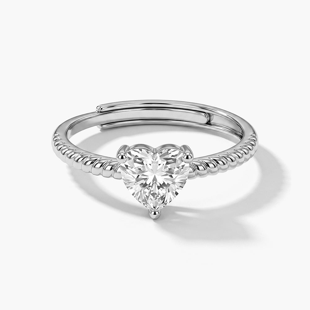 Heart Lumi 925 Sterling Silver Ring