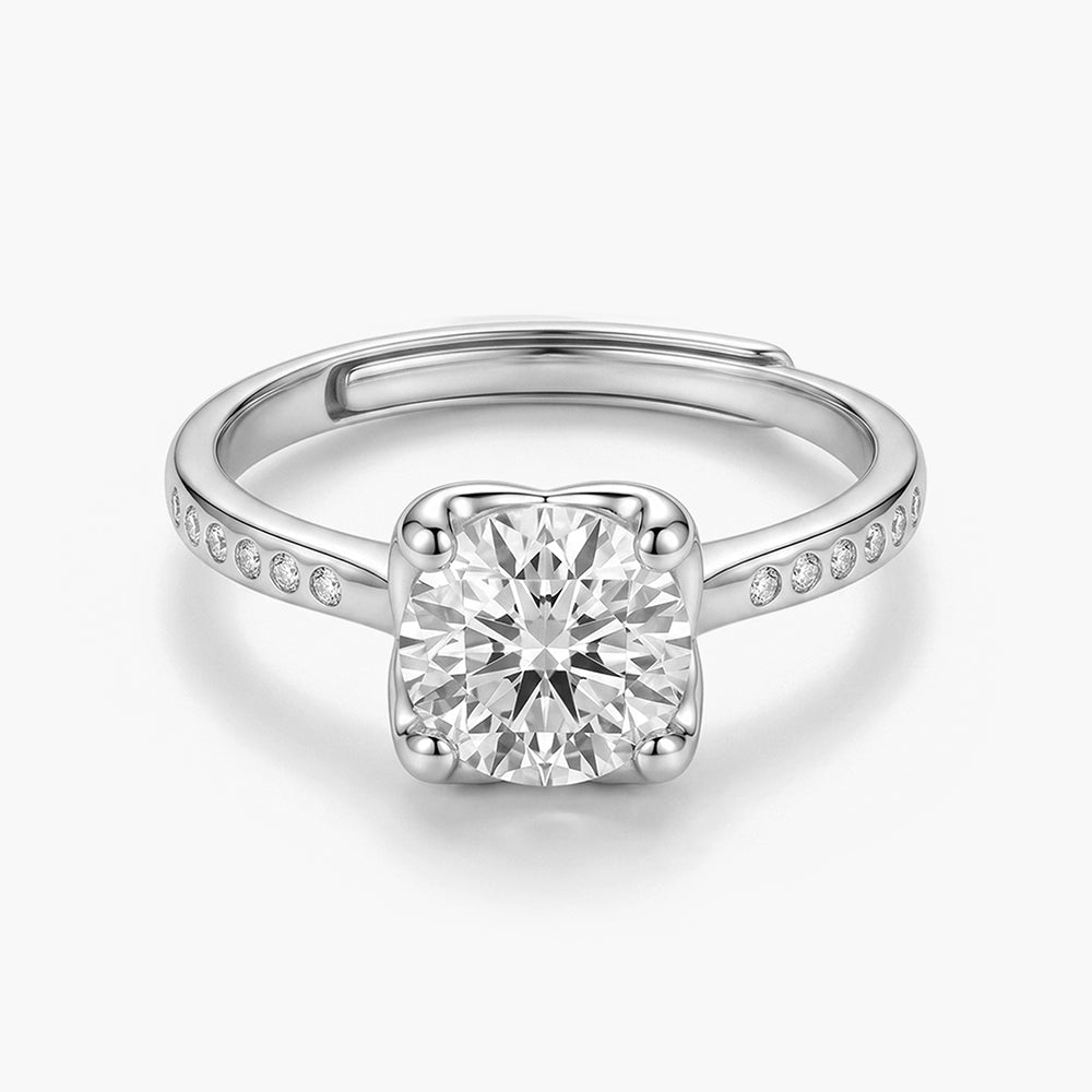 Solitaire Spark 925 Sterling Silver Ring