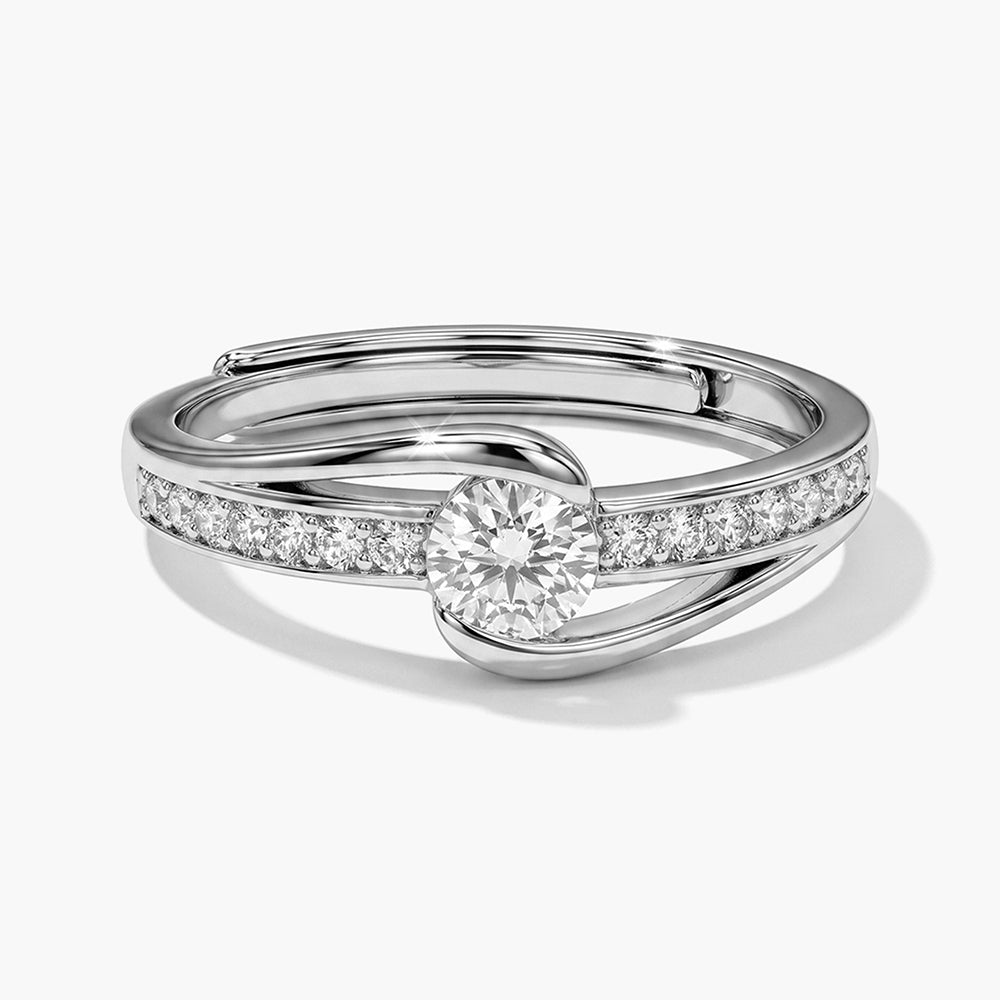 Lumi Curve 925 Sterling Silver Ring