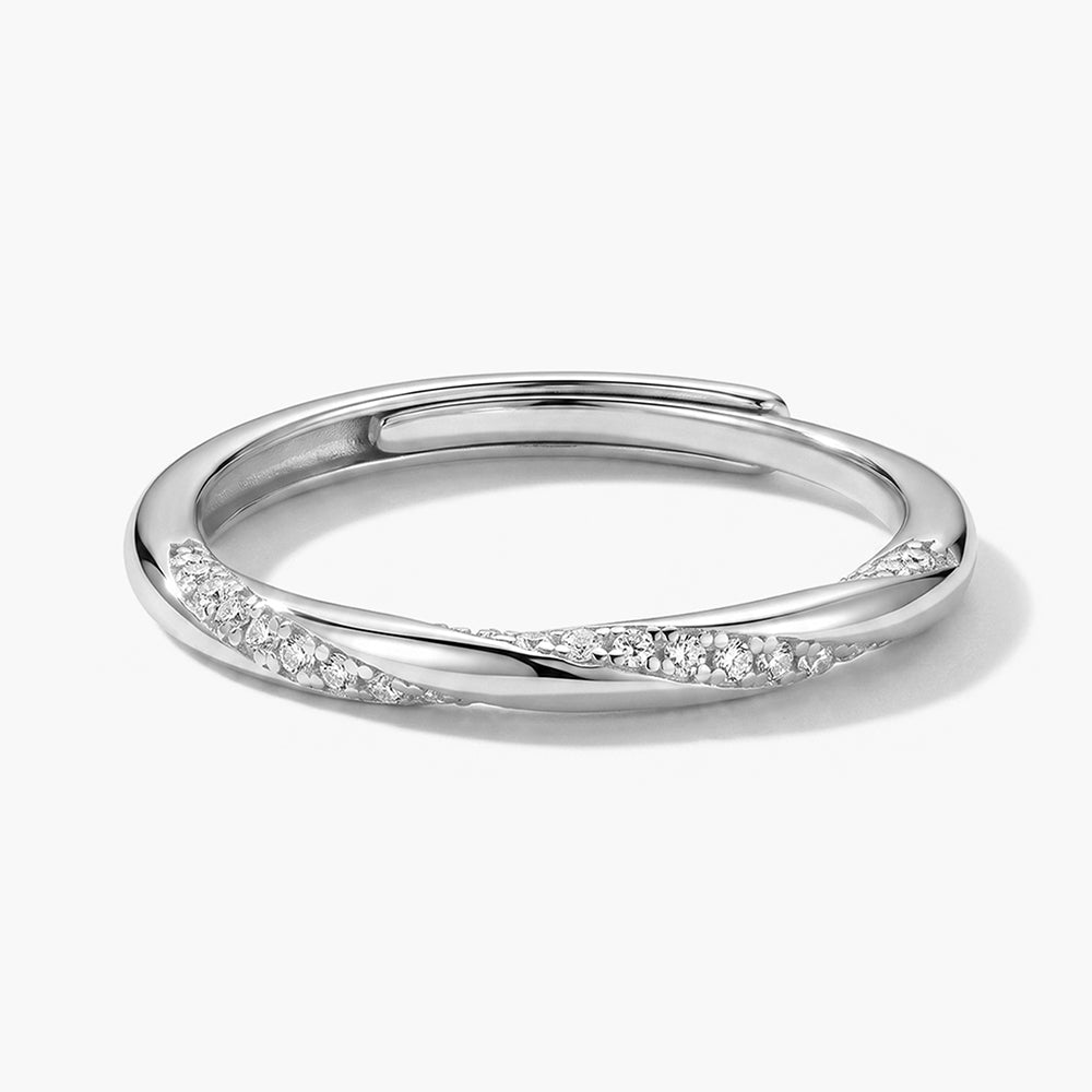Gleaming Entangled 925 Sterling Silver Ring