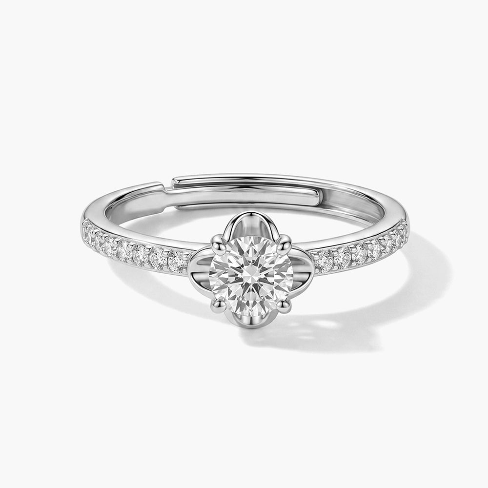 Gentle Brilliance Solitaire 925 Sterling Silver Ring