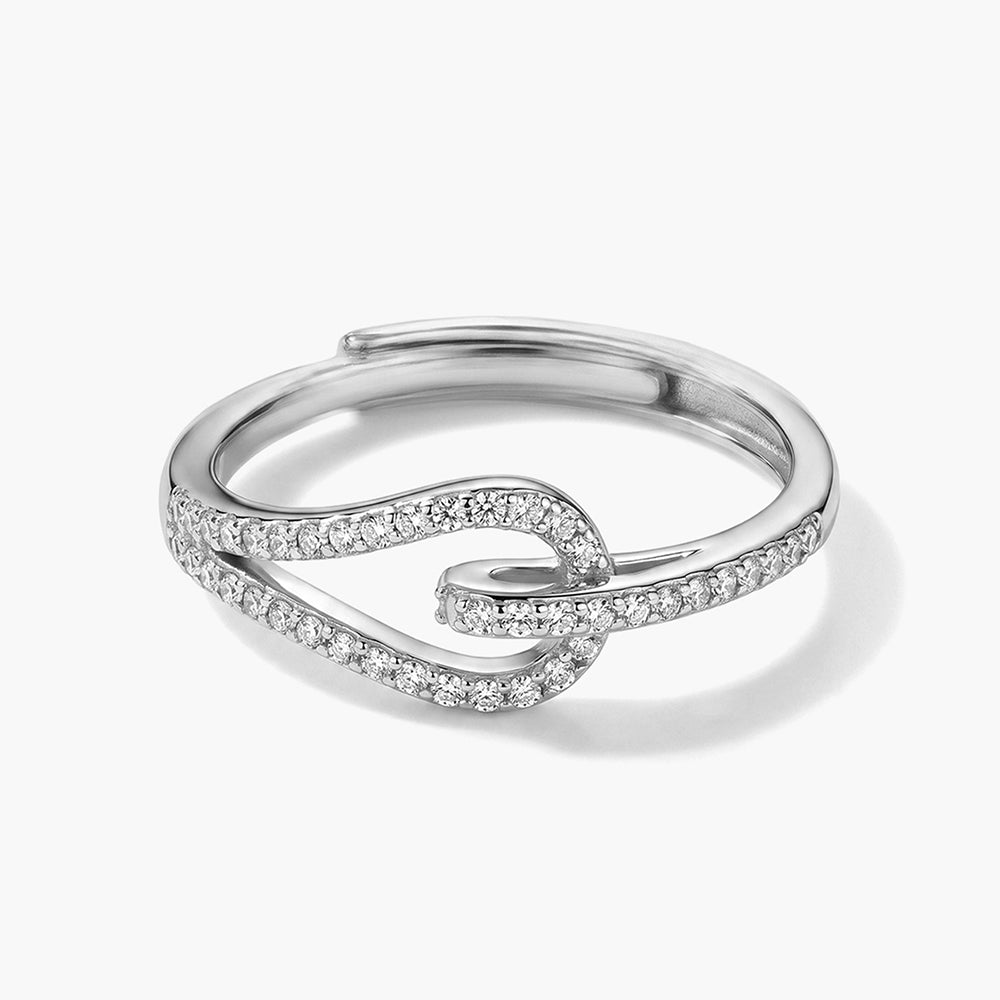 Minimal Twist 925 Sterling Silver Ring