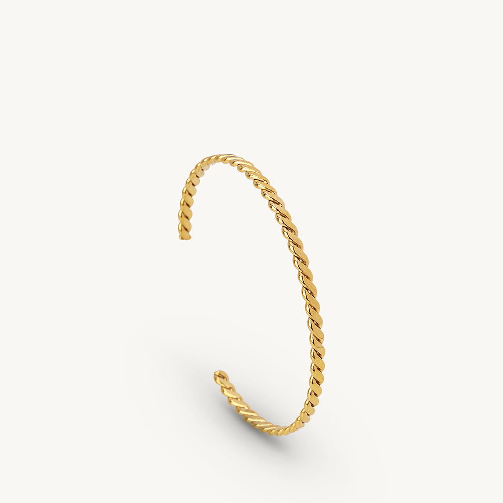 Elegant Twisted Cuff Bracelet
