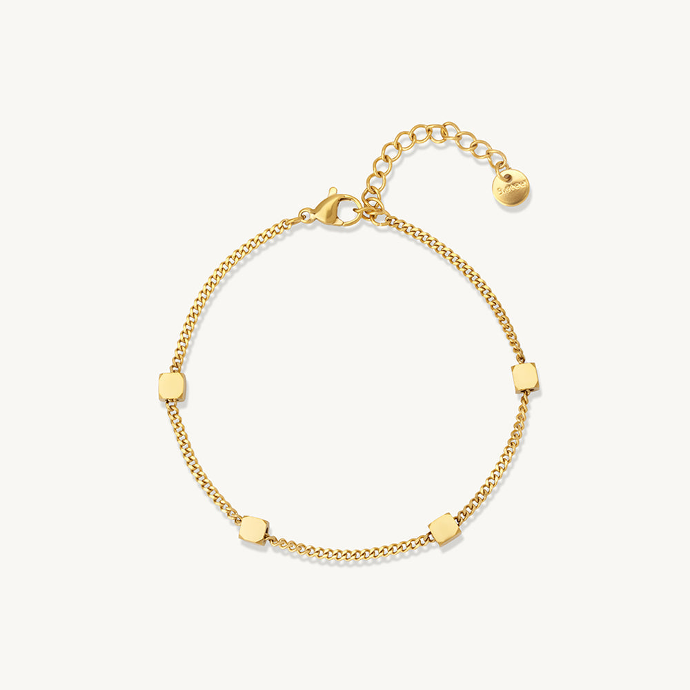 Mini Cube Linked Bracelet