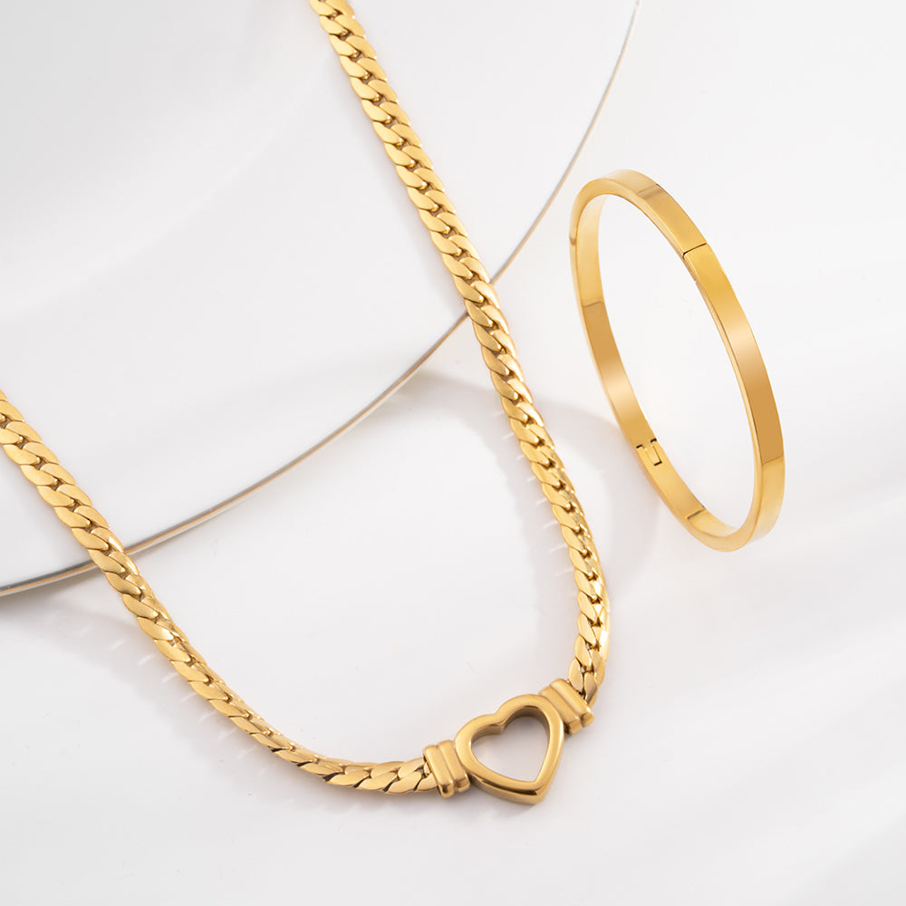 Cuban Heart Minimal Luxe Set