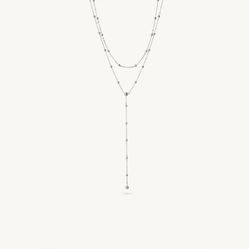 Celeste Layered Lariat Necklace