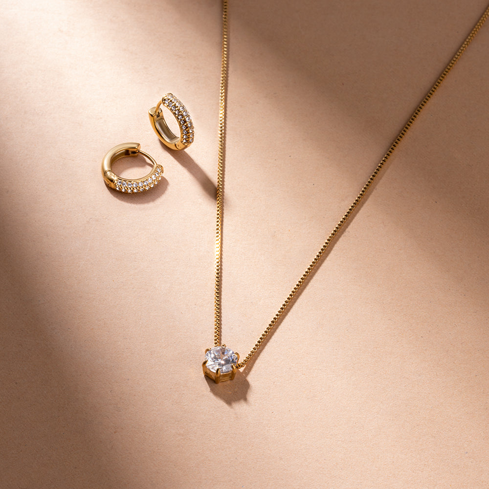 Solitaire Sparkle Jewellery Set