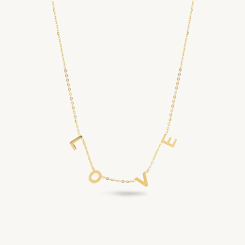 Love Link Charm Short Necklace