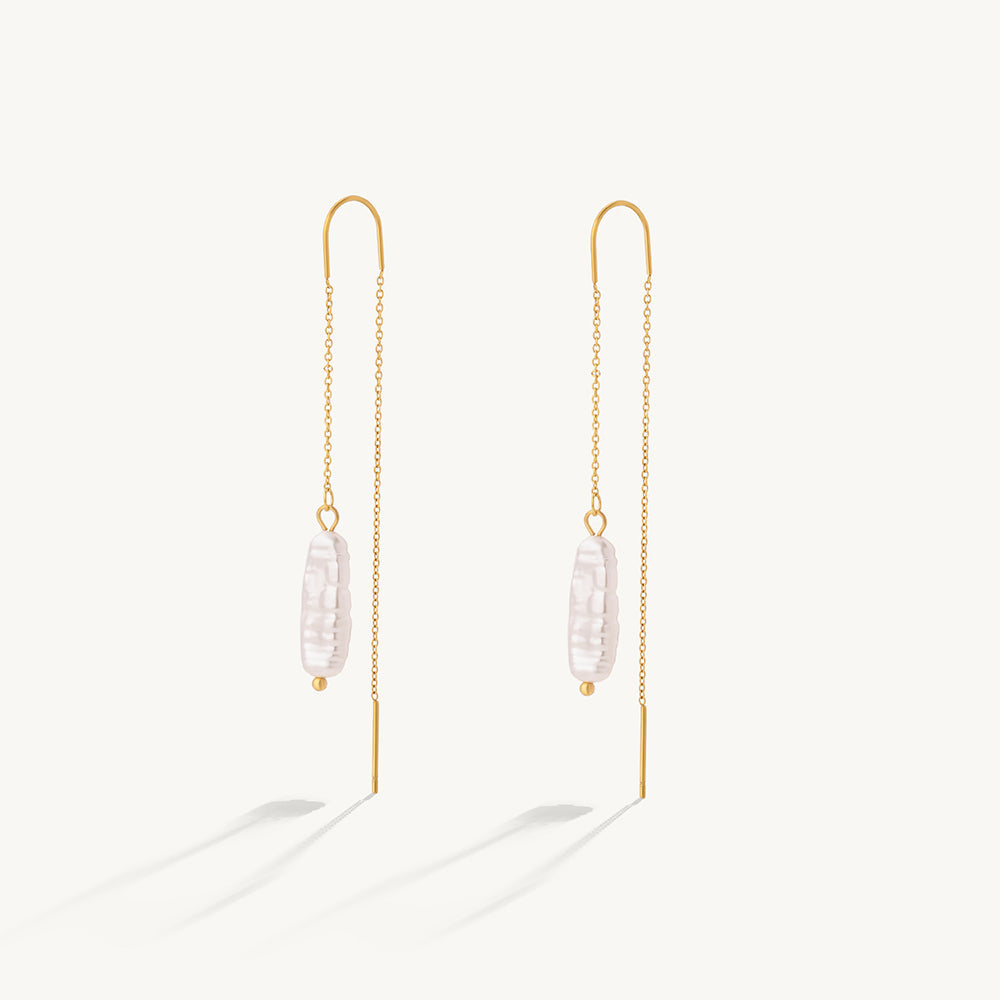 Elegant Baroque Pearl Earrings