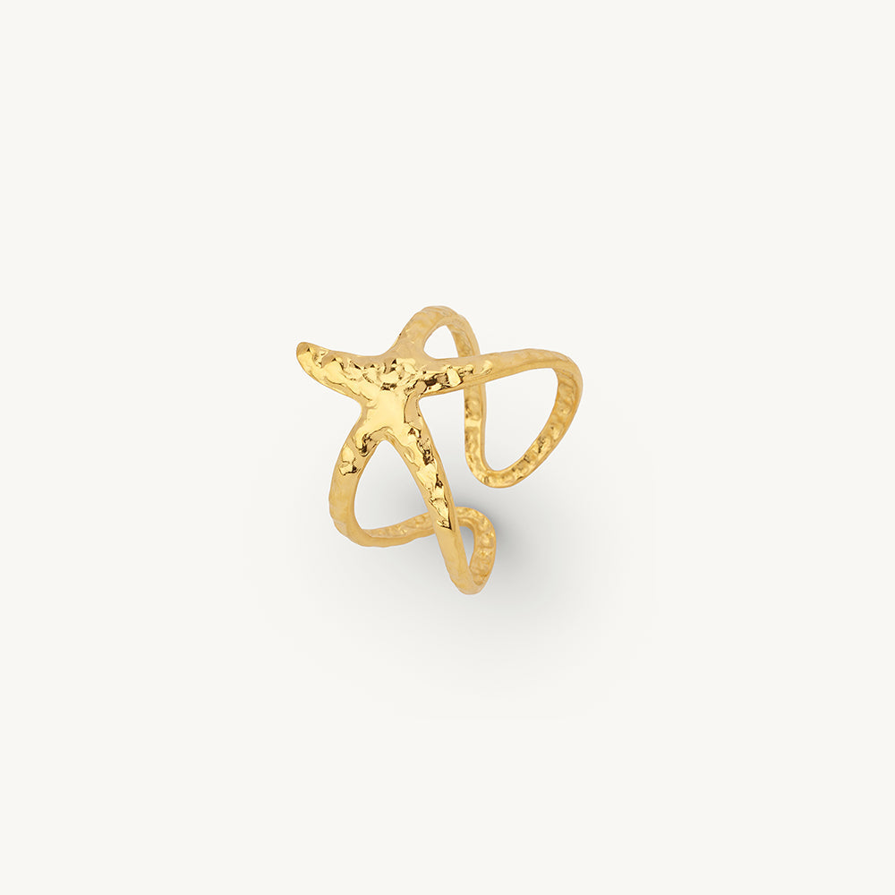 Sculpted Drift Wrap Ring