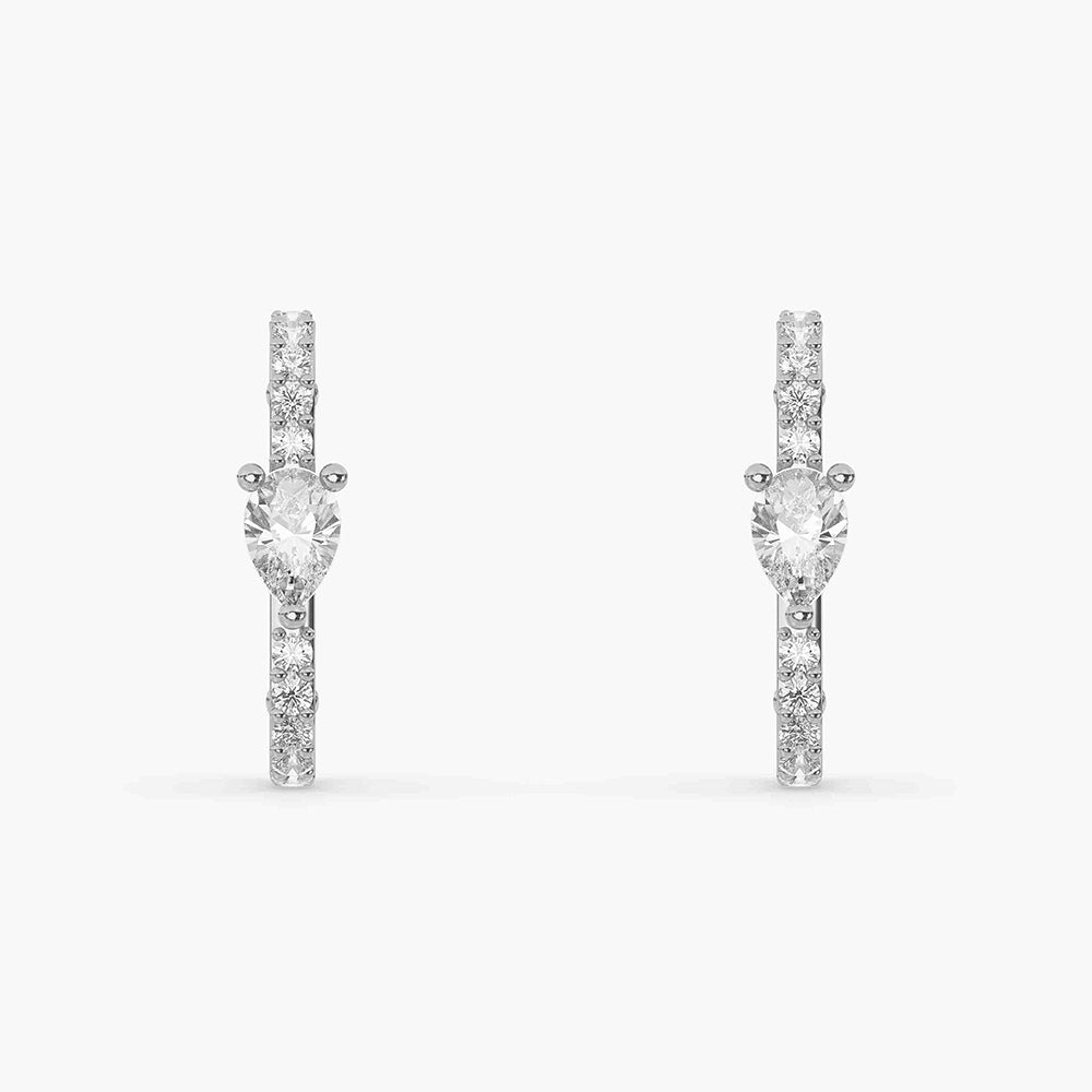 925 Sterling Silver Tie Earrings