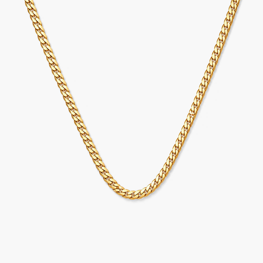 Thick Spiral Gold Chain for Men