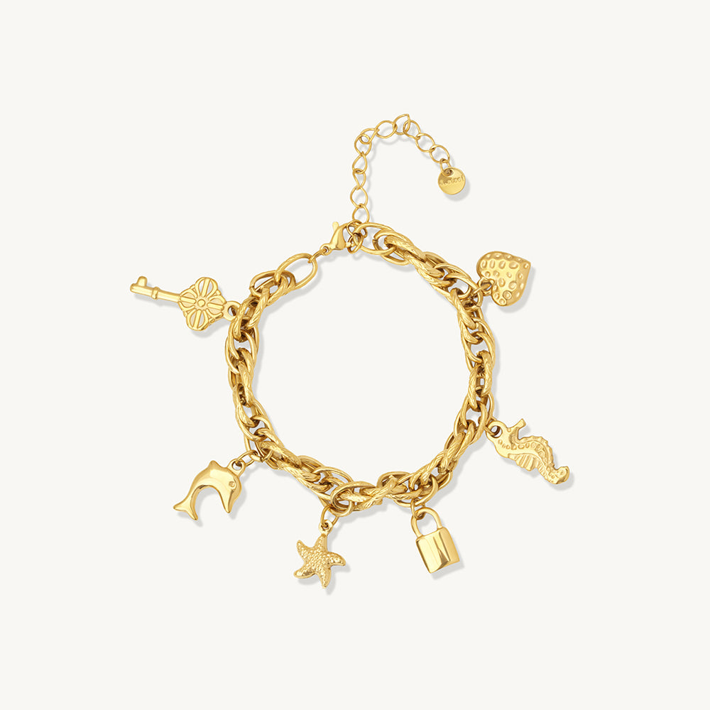 Joyful Charm Statement Bracelet